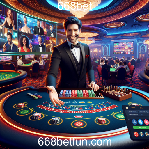 Experimente a Emoção do Cassino Ao Vivo no 668bet